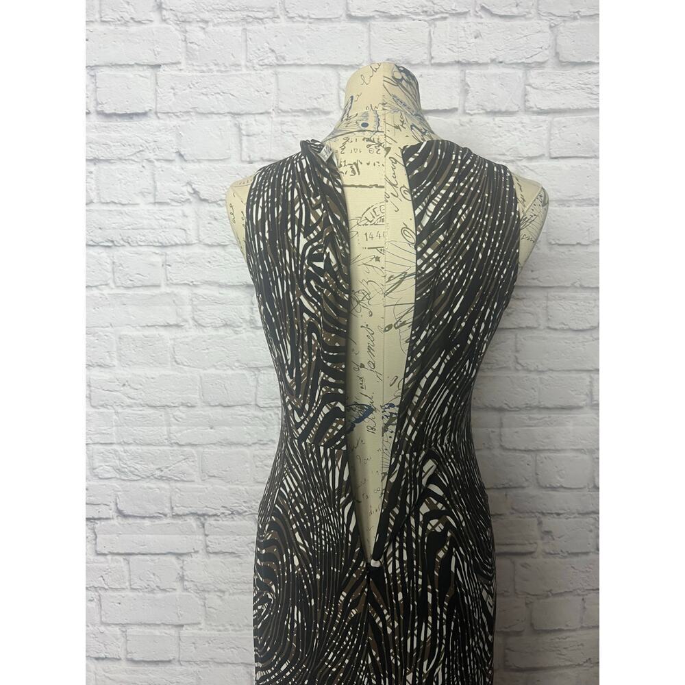 Kenneth Cole Petite Printed Faux Wrap Dress Size 8P - Picture 5 of 7